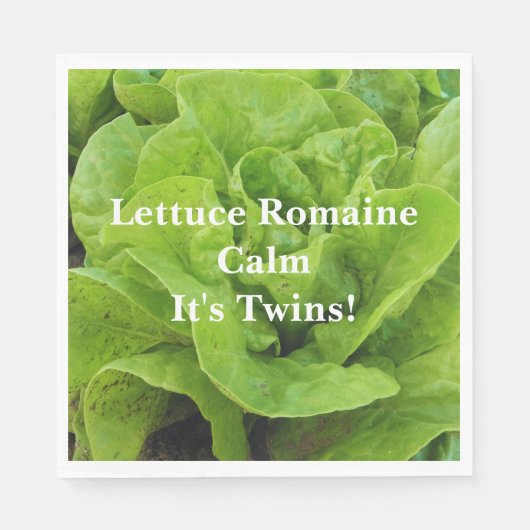 Funny Lettuce Romaine Calm Twin Serviette (Vorderseite)