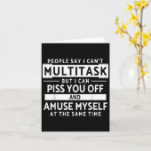 Funny Leute sagen, ich kann Sprichwort Spaß nicht Karte (Gelbe Blume)