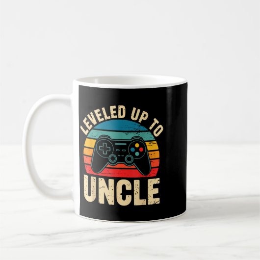 Funny Leveled Up To Uncle Video Gamers Gaming Cute Kaffeetasse (Links)