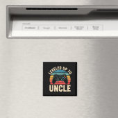 Funny Leveled Up To Uncle Video Gamers Gaming Cute Magnet (In Situ (Geschirrspüler))