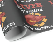 Funny Lever Transplantat Empfänger Operation gut Geschenkpapier (Rolleneckpunkt)