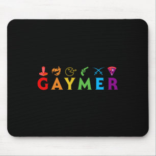 Funny Lgbt Pride Gay Gamer Videospiel Lover Mousepad