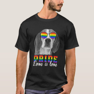 Funny LGBT Pride Liebe ist Liebe Hund T-Shirt