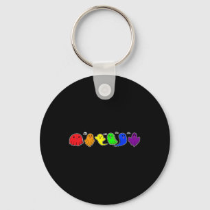 Funny Lgbtq Boo Ghost Spooky Halloween Rainbow Gay Schlüsselanhänger