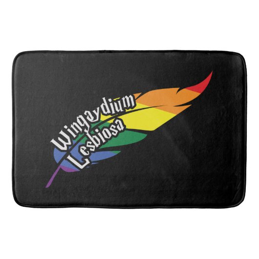 Funny LGBTQ | Play On Words | Pride | Rainbow Badematte (Vorderseite)
