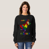 Funny Lgbtq Super Gay Sloth Sweatshirt (Vorne ganz)