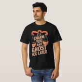 Funny Libra Halloween Zitat T-Shirt (Vorne ganz)