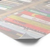 Funny Librarian Pub Library Poster Bücher auf der  (Ecke)