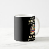 Funny Librarian Quote For Library Nerd Kaffeetasse (VorderseiteRechts)