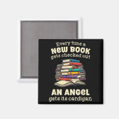 Funny Librarian Quote For Library Nerd  Magnet (Vorderseite/Rückseite)