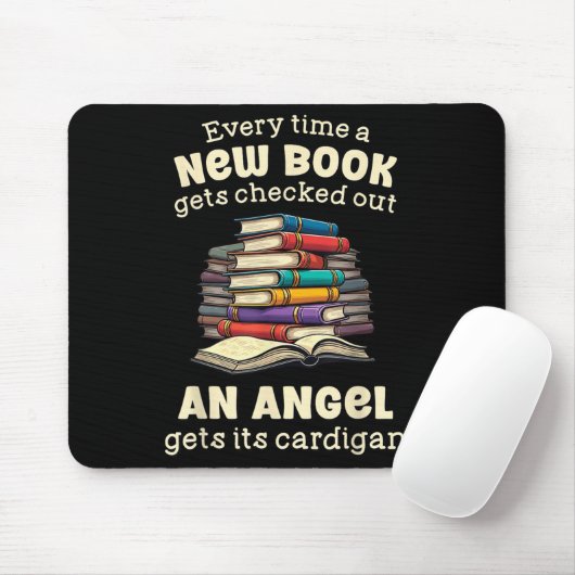 Funny Librarian Quote For Library Nerd  Mousepad (Mit Mouse)