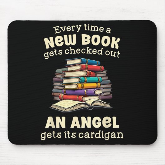 Funny Librarian Quote For Library Nerd  Mousepad (Vorne)