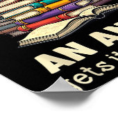 Funny Librarian Quote For Library Nerd Poster (Ecke)