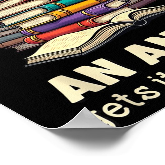 Funny Librarian Quote For Library Nerd Poster (Ecke)