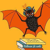 Funny Librarian Teacher Art - Niedliches Bat Book Kaffeetasse