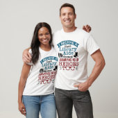 Funny Library Aide Assistant Helden Sprichwort T-Shirt (Unisex)
