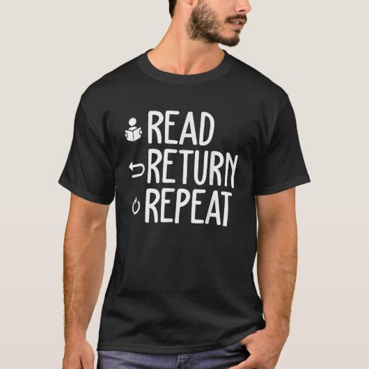 Funny Library Themed Art Librarian Men Libra T-Shirt (Vorderseite)