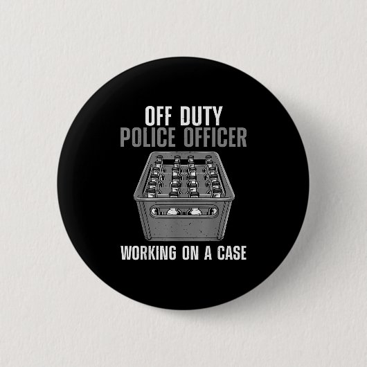 Funny Lice Officer Design Männer Polizist Lippe O Button (Vorderseite)