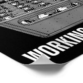 Funny Lice Officer Design Männer Polizist Lippe O Poster (Ecke)