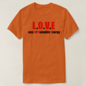 Funny Liebe Akronym T-Shirt (Design vorne)