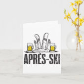 Funny Liebe Apres Ski Shirt - Great Snow Lovers Gi Karte (Gelbe Blume)