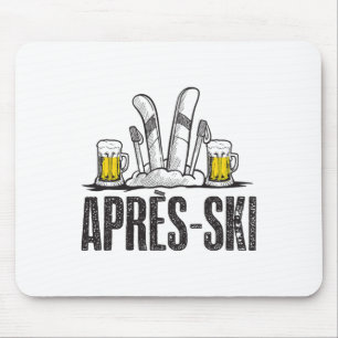 Funny Liebe Apres Ski Shirt - Great Snow Lovers Gi Mousepad