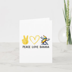 Funny Liebe Banana Niedlich Banana Liebe Banana Karte