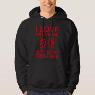 Funny Liebe Betrunken Women Cool Drink Drinker Gag Hoodie