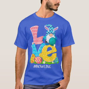Funny Liebe Bowling Ostergras Ei Jagdkorb T-Shirt