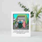 Funny Liebe & Ehe Spaß Postkarte (Stehend Vorderseite)