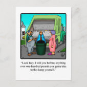 Funny Liebe & Ehe Spaß Postkarte (Vorderseite)