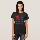 Funny Liebe Happy Valentines Day Game Match T-Shirt (Vorne ganz)