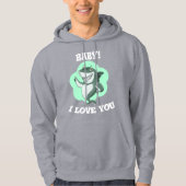 Funny Liebe Hoodie (Vorderseite)
