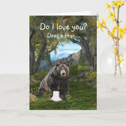 Funny Liebe Karte (Gelbe Blume)