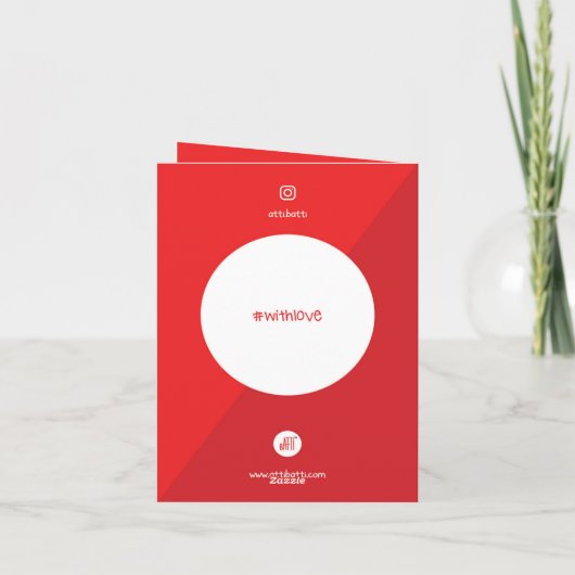 Funny Liebe Karte (Rückseite)