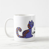 Funny Liebe Me Liebe My Cat Kaffeetasse (Links)