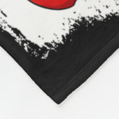 Funny Liebe Messing Bun Teacher Life US Flagge 4. Fleecedecke (Ecke)