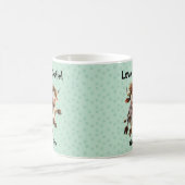 Funny "Liebe Moo Bestie" Personalisiert Kaffeetasse (Mittel)