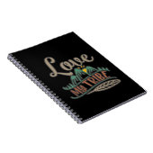 Funny Liebe My Tribe Design Notizblock (Rechte Seite)