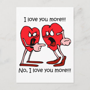 Funny Liebe Postkarte