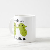 Funny Liebe Pun Tasse - Romantische Sonnen (Vorderseite Links)