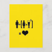 Funny Liebe Quotes Postkarte (Vorderseite)