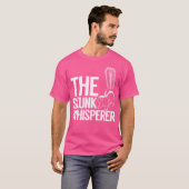 Funny Liebe Skunks The Skunk Whisperer T-Shirt (Vorne ganz)