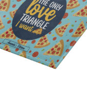 Funny Liebe Triangle Retro Italienische Pizza Must Schneidebrett (Ecke)