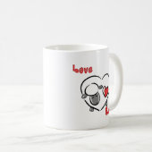 Funny Liebe Valentine Kaffeetasse (VorderseiteRechts)