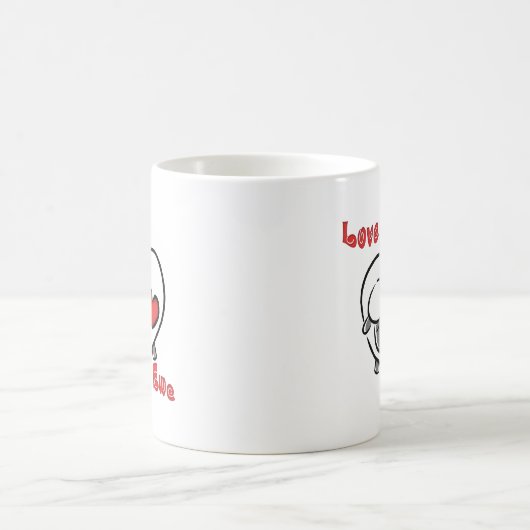 Funny Liebe Valentine Kaffeetasse (Mittel)