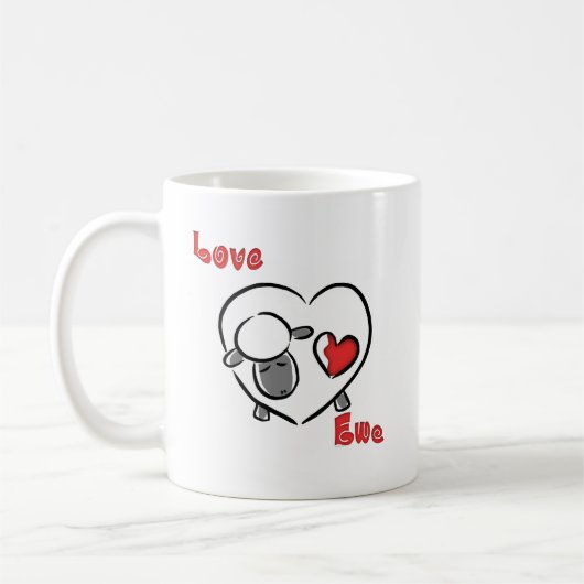 Funny Liebe Valentine Kaffeetasse (Links)