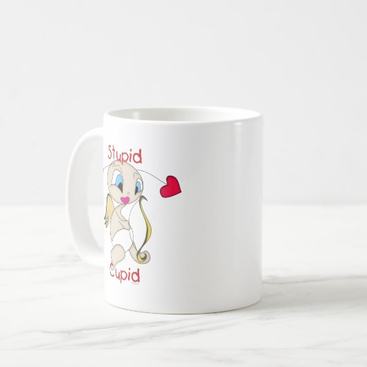 Funny Liebe Valentine Kaffeetasse (Vorderseite Links)