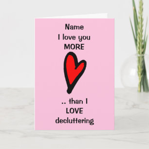 Funny Liebe you Mehr Valentinstag Karte