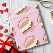 Funny Liebe You're'more Valentine's Day Geschenkpapier